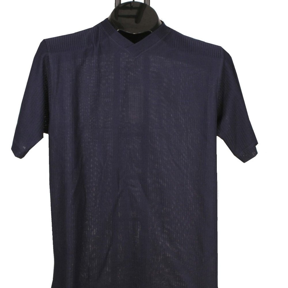 T Shirt V neck Short Sleeve Slim Fit Made In Italy